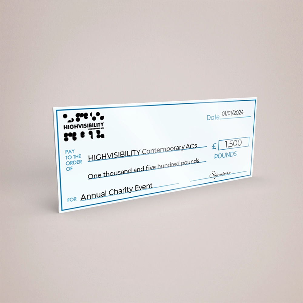 Custom Giant Cheques