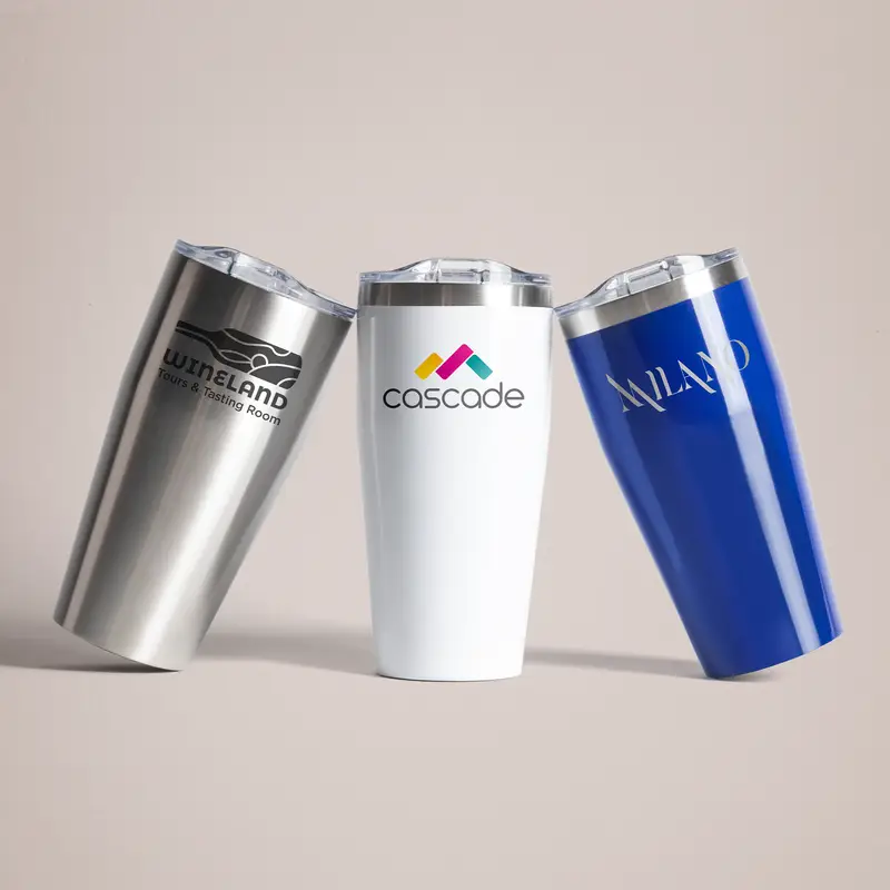 Branded Double-Wall Travel Tumblers