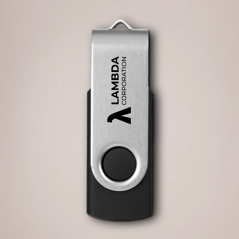 Black Promotional USB Stick