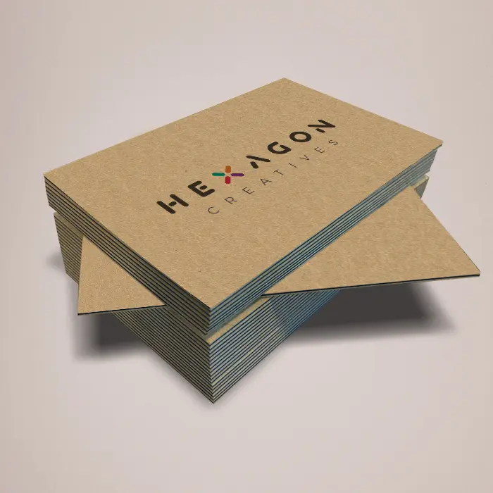Kraft Triple Layer Business Cards