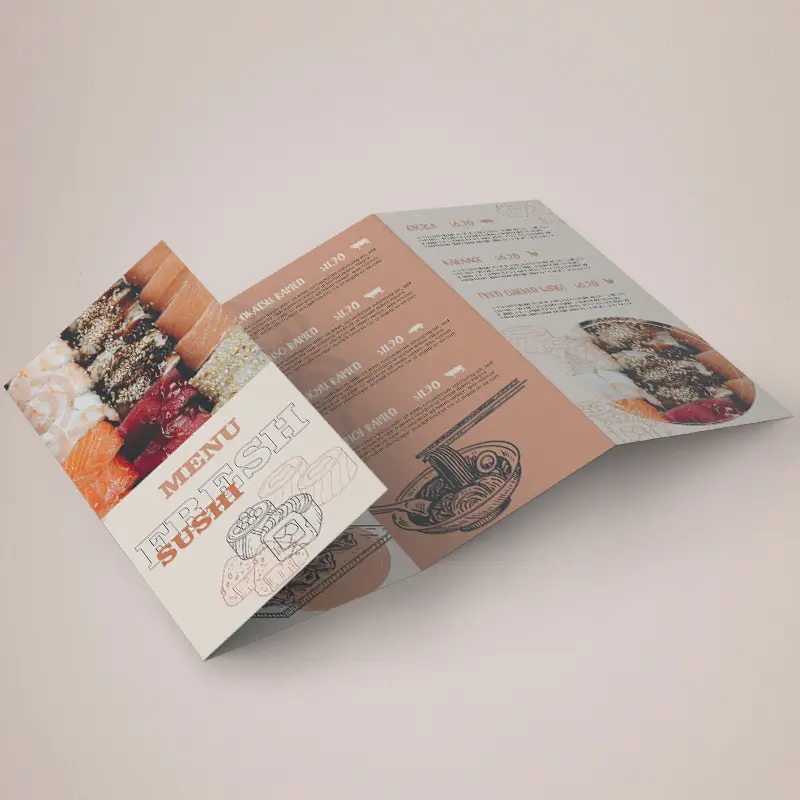 Folded Menus