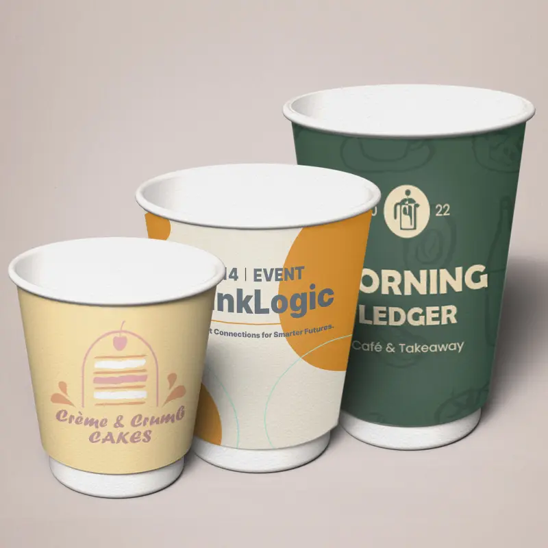Custom Printed Paper Cups - Full Range