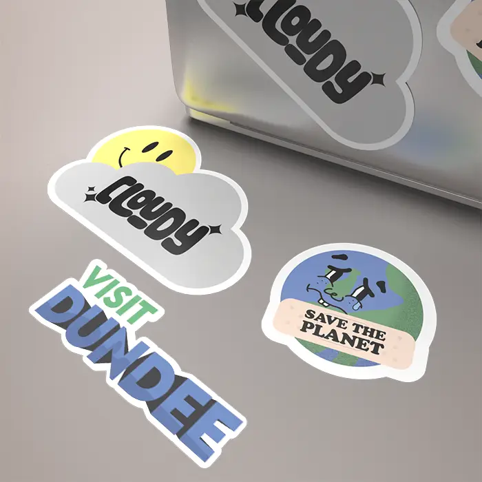 Custom-Shaped Die Cut Stickers 