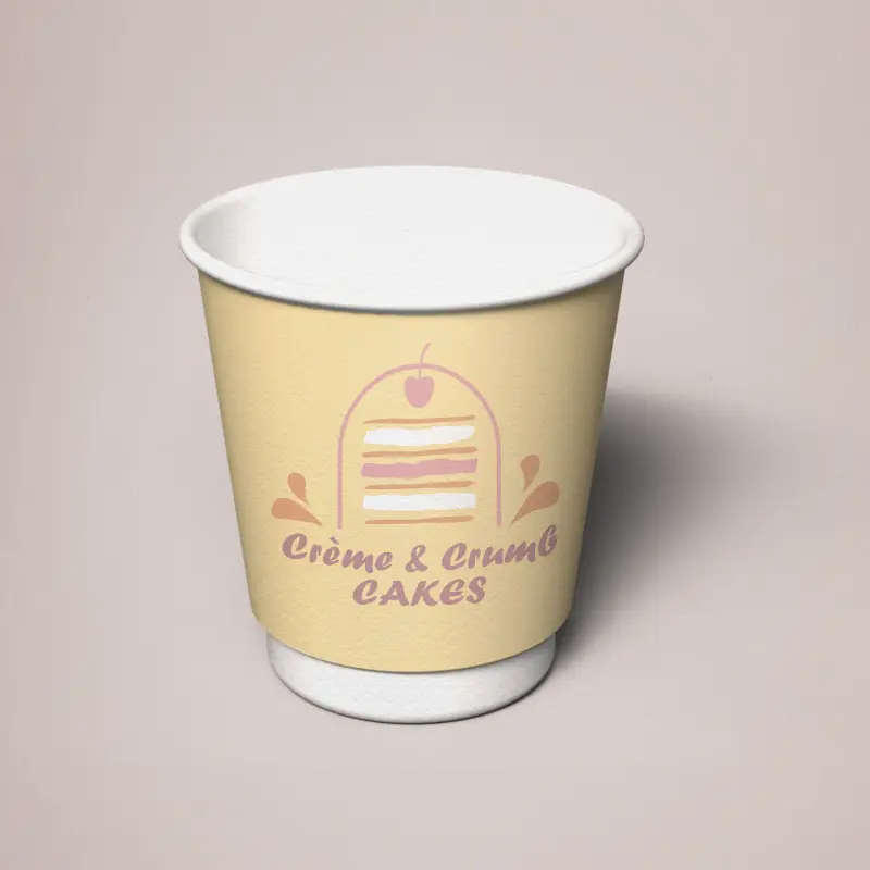 8oz Personalised Takeaway Coffee Cup