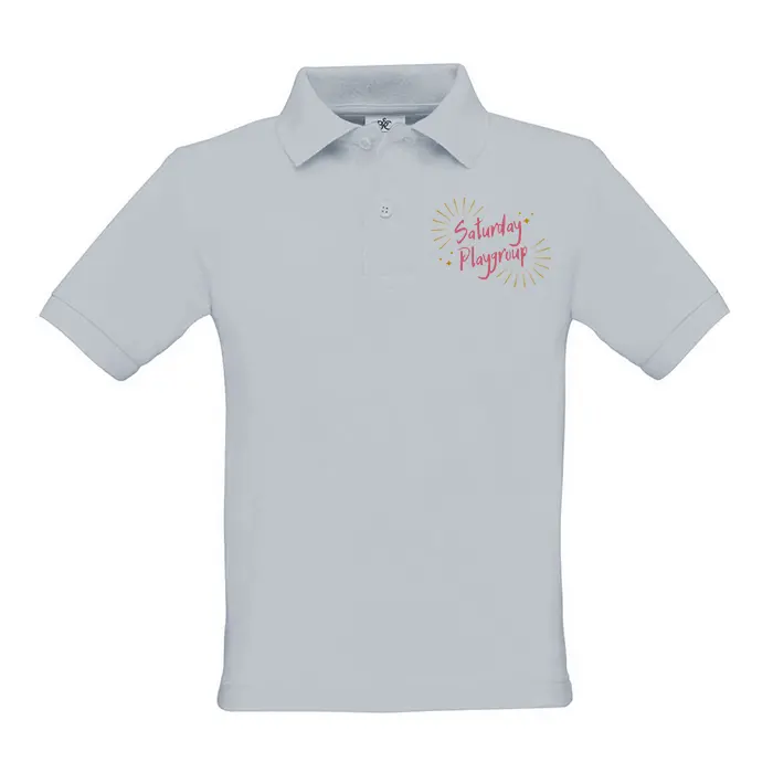 Grey Kids Polo Shirts