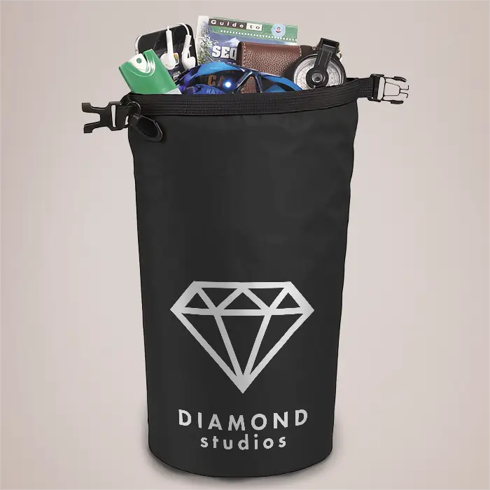 Survivor 5 litre waterproof roll-down bag - Black
