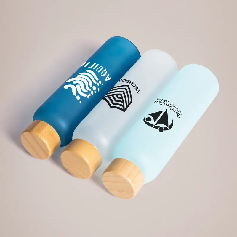 Frosted Glass Bottle - Colour Options