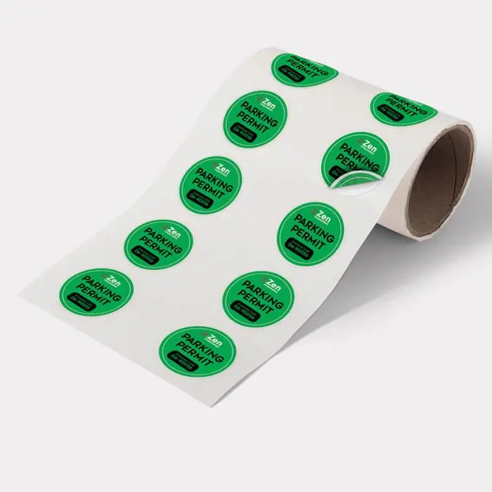 Car Window Stickers on a roll