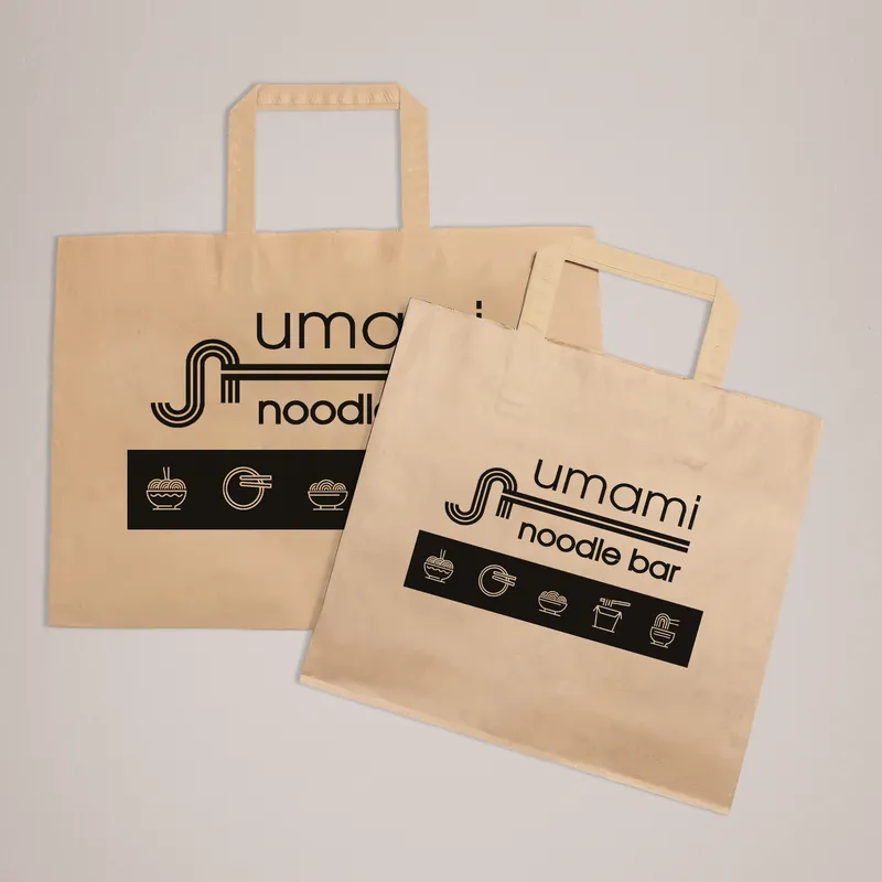 Personalised Paper Takeaway Bags