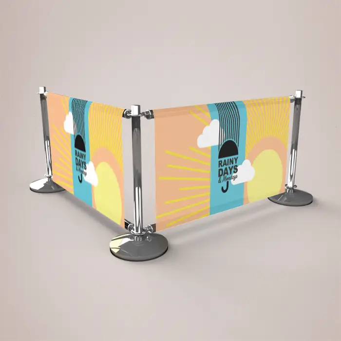 Premium Chrome Cafe Barriers