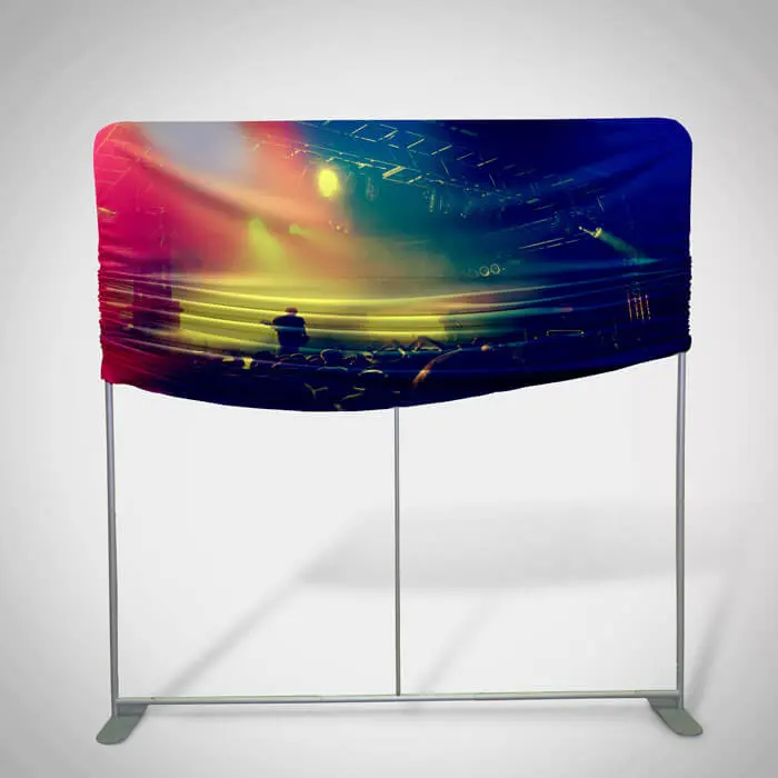 Straight Stretch Fabric Display Stand and Frame