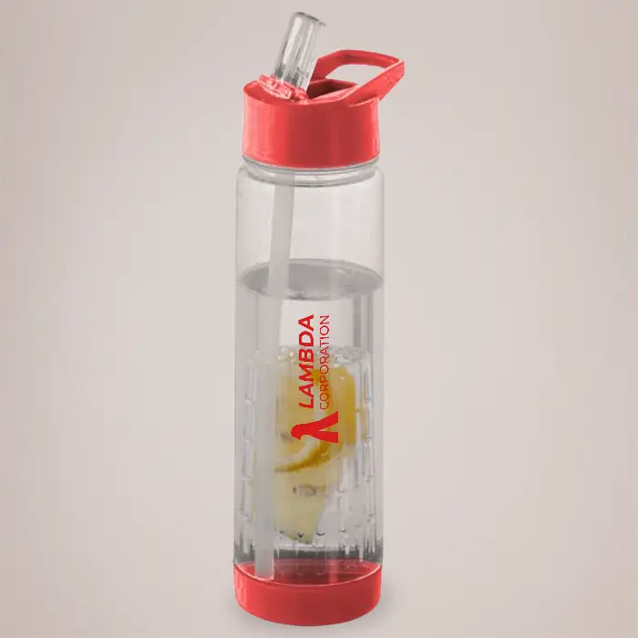 Custom fruit infuser bottles