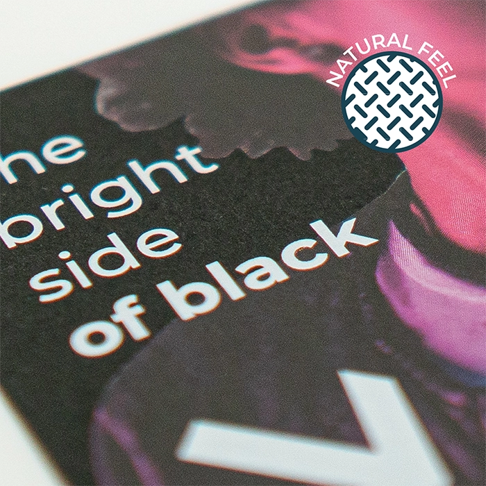 Black Pulp Dyed Paper Labels