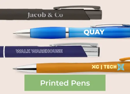 Promotional pen printing