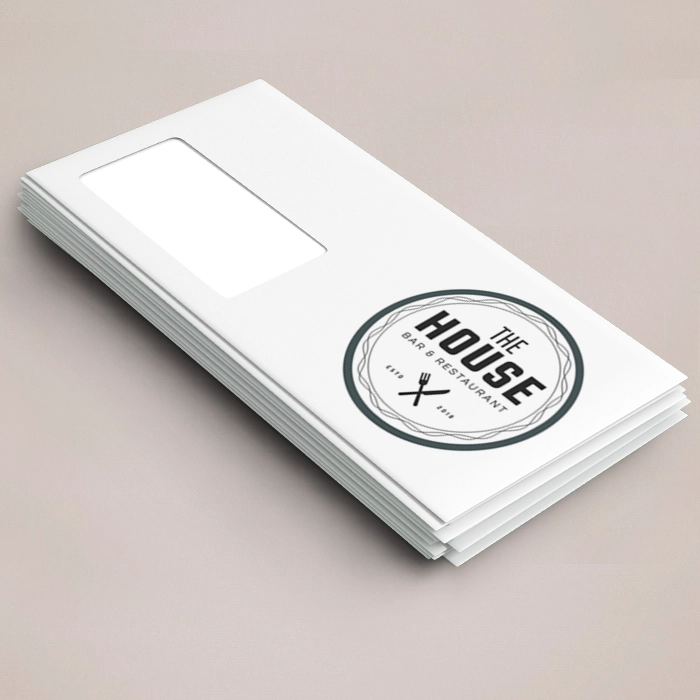 a4 presentation folder with business card slot