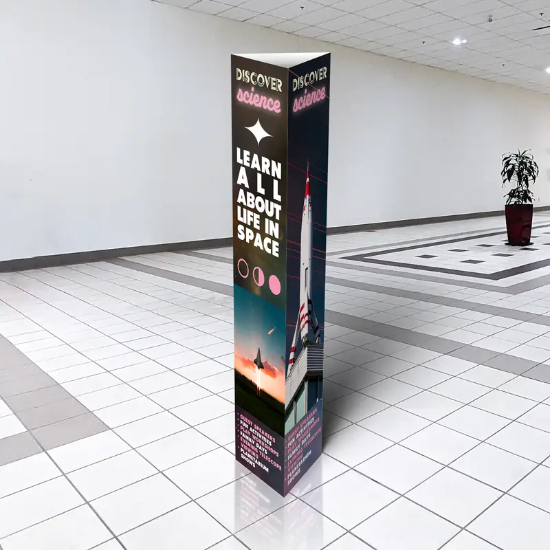 Cardboard Totem Stands 