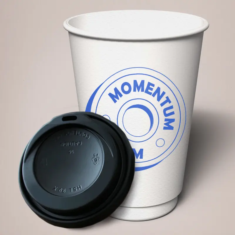 16oz Promotional Coffee Cups with Lid