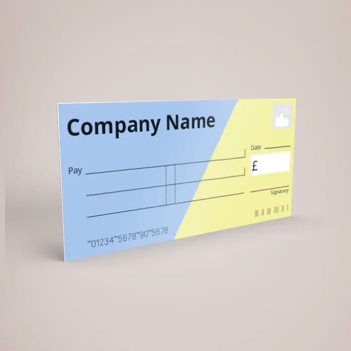 Custom Giant Cheques