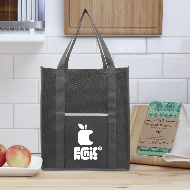Custom Printed Eigg Reusable Shopping Tote Bag