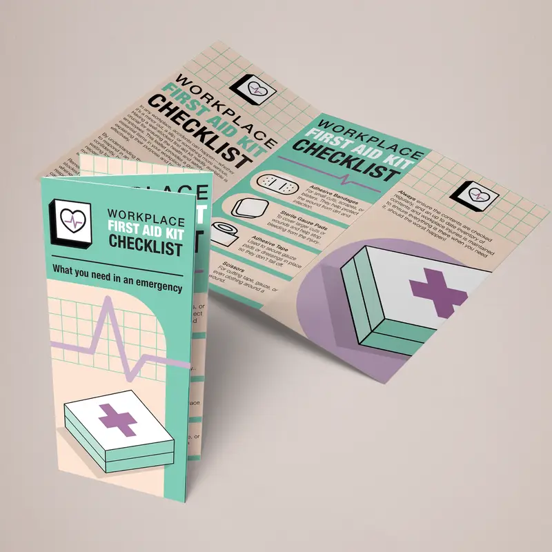 Emergency Instruction Printing - Z Fold