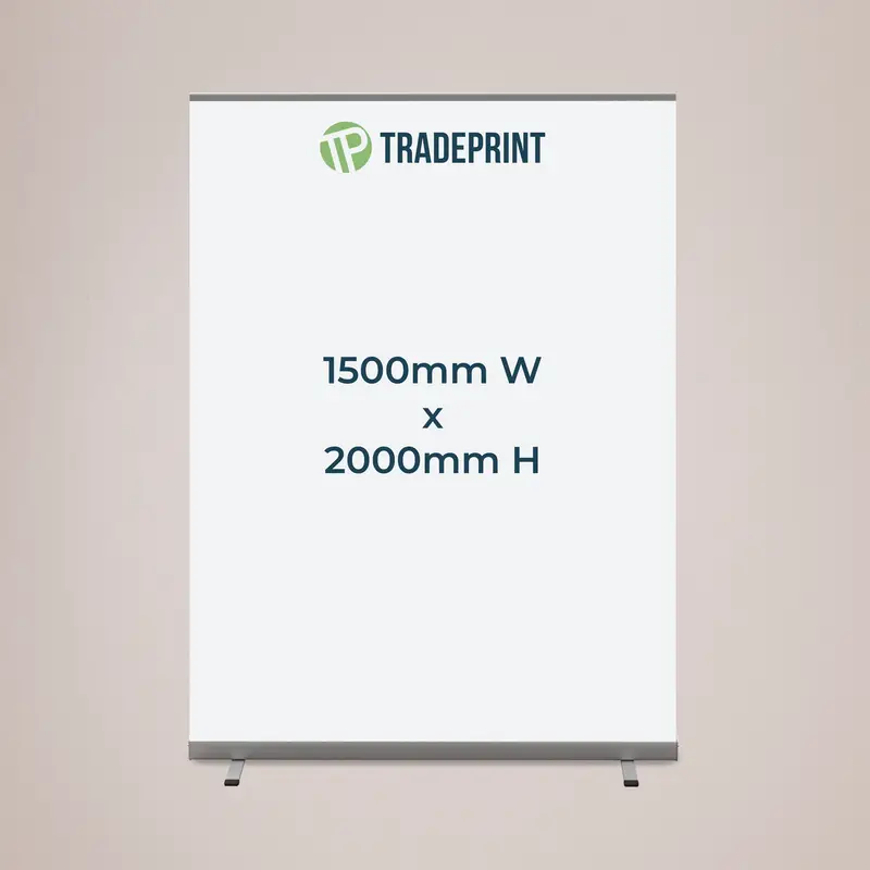 1500 x 2000mm Wide Roller Banner