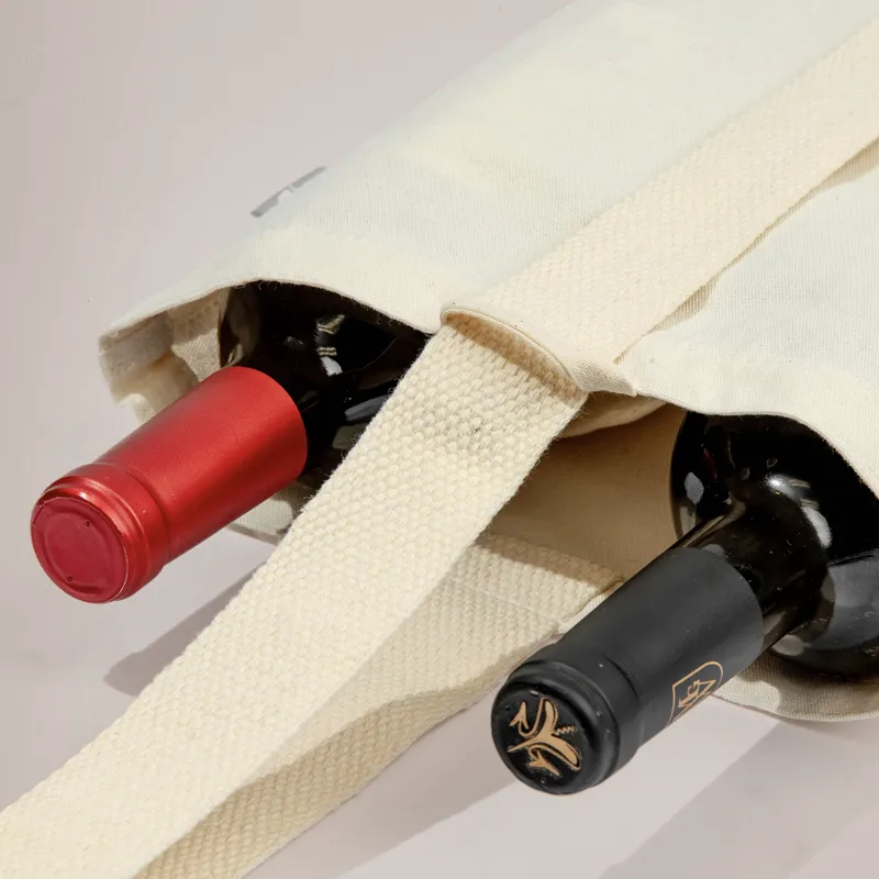 Wine Tote With Bottles