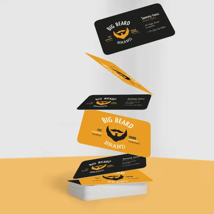 Rounded Business Cards