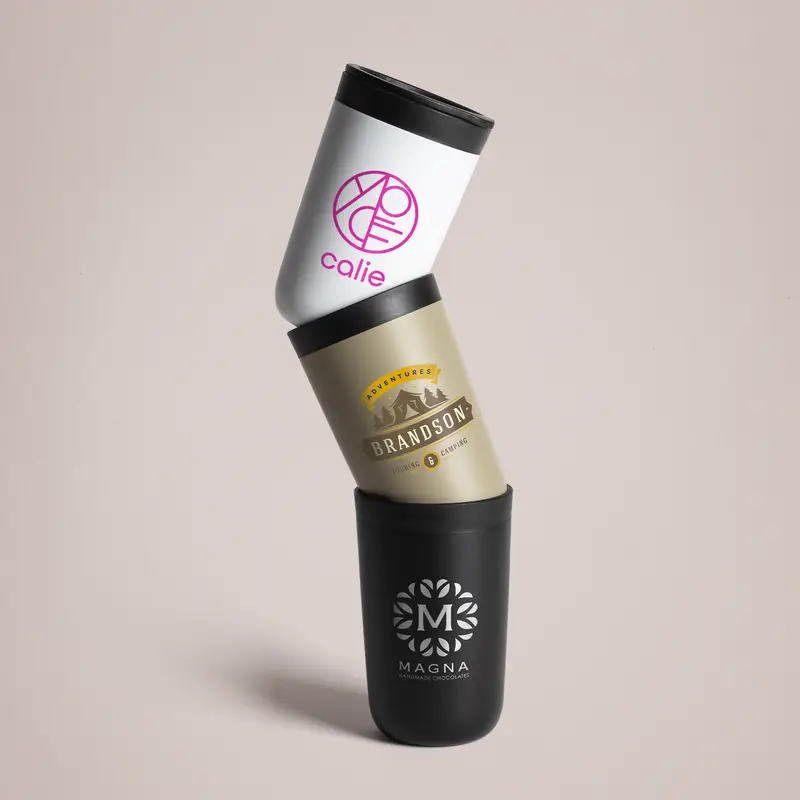 Branded Stacked Tumblers 