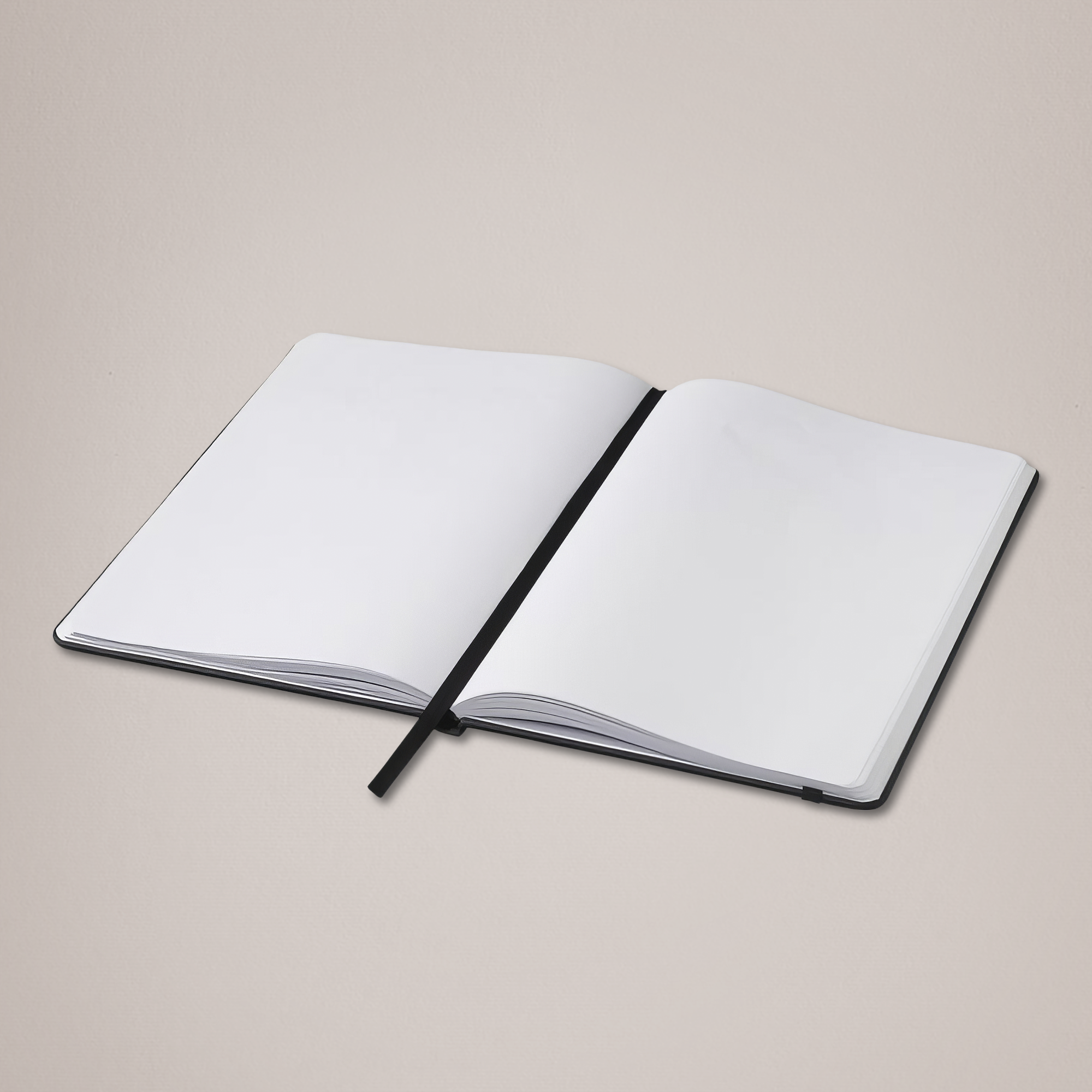 Black Spectrum A5 Sketchbook - Open