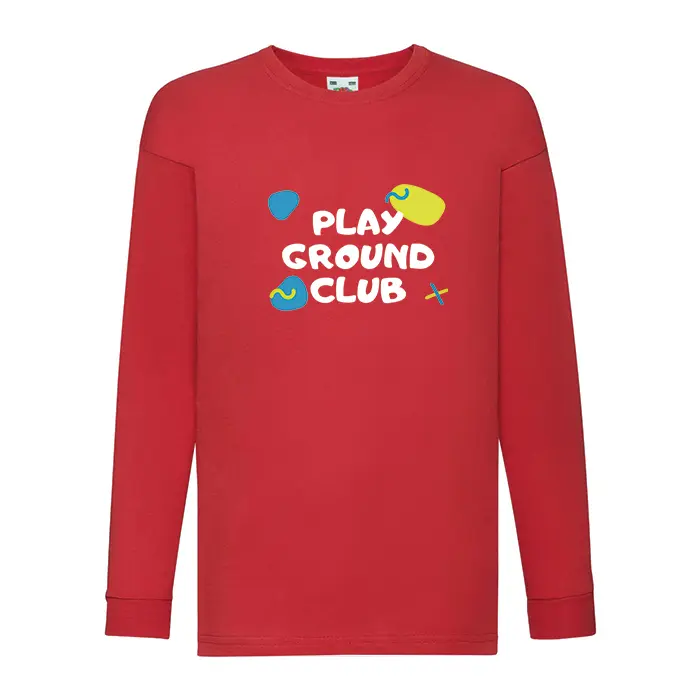 Custom designed long sleeved t shirts for children