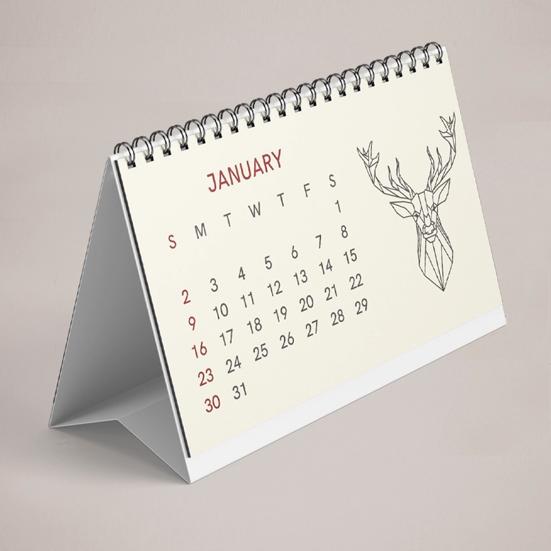 Wiro Bound Desk Calendars