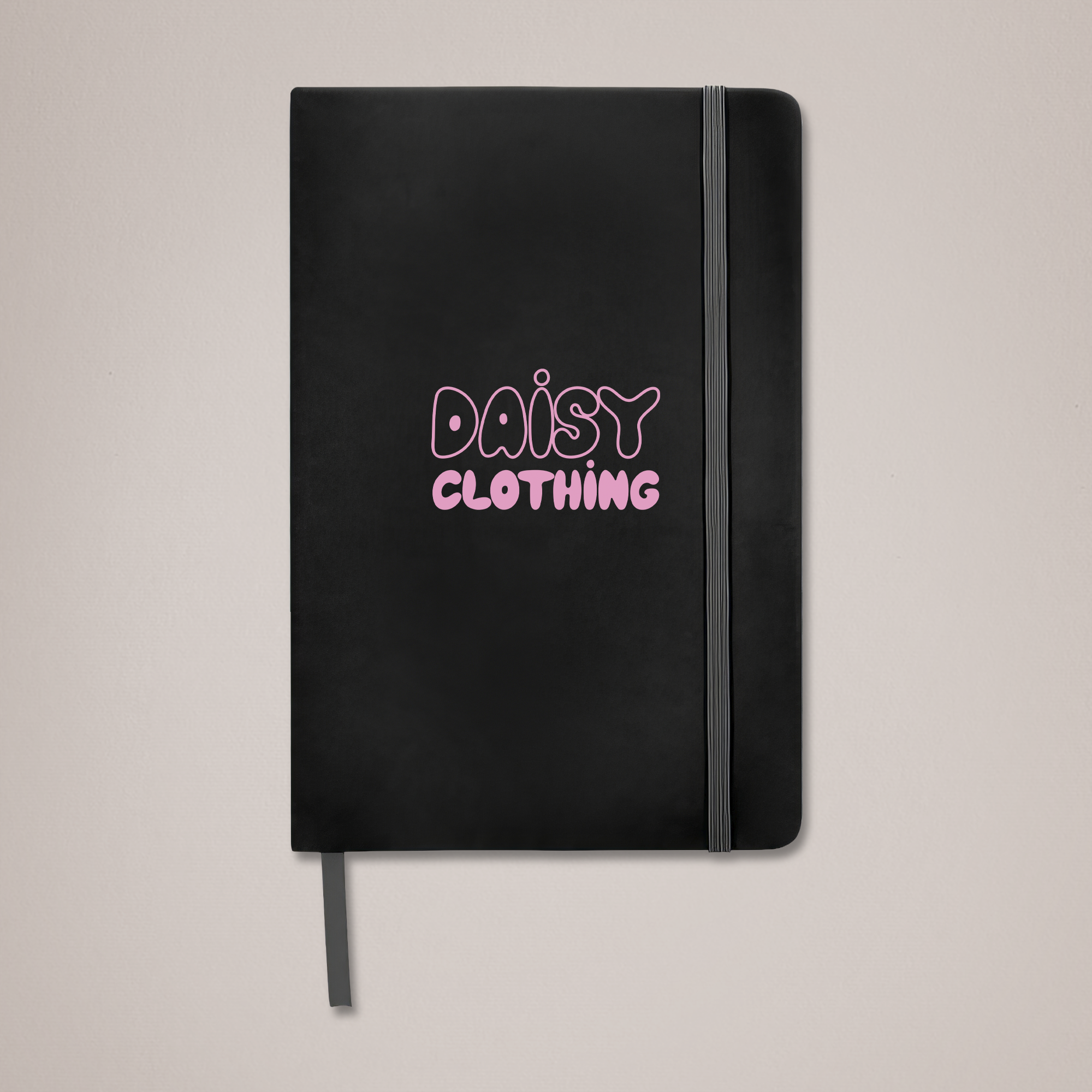 Custom A5 Blank Notebook - Black