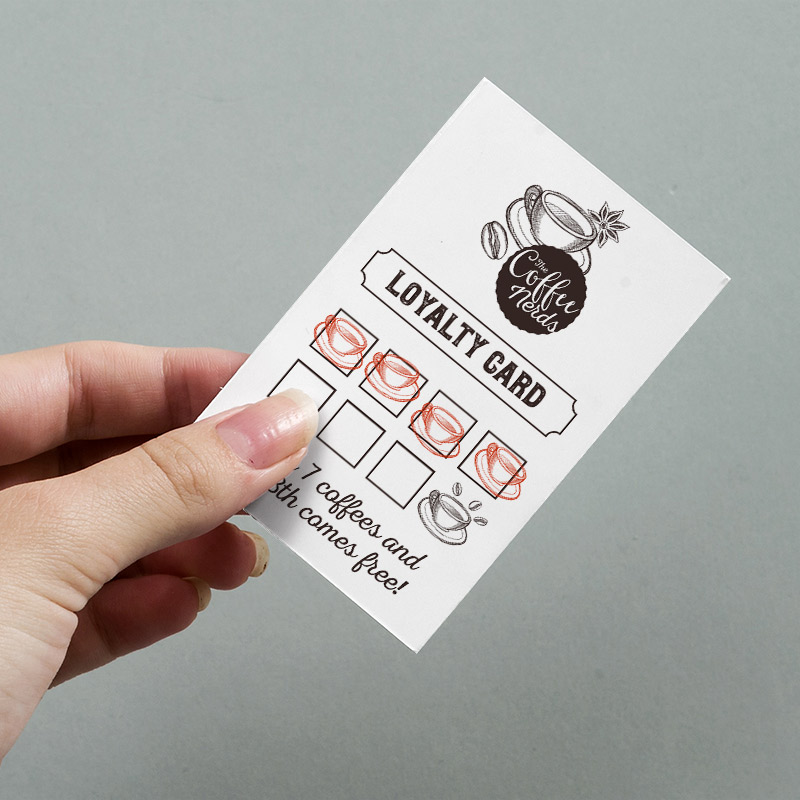Recycled card business cards