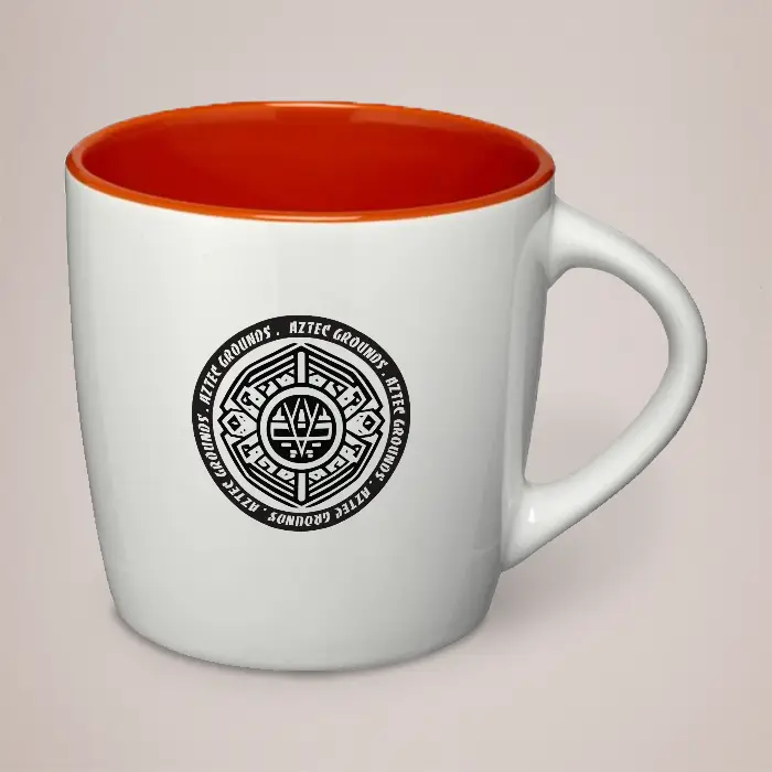Custom Mugs - Aztec Orange Mug 