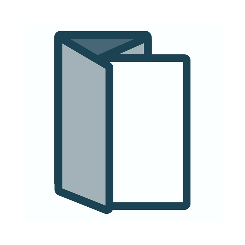 Double Parallel Folded to 8pp 1/4 A4