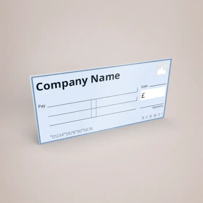 Branded Giant Cheques