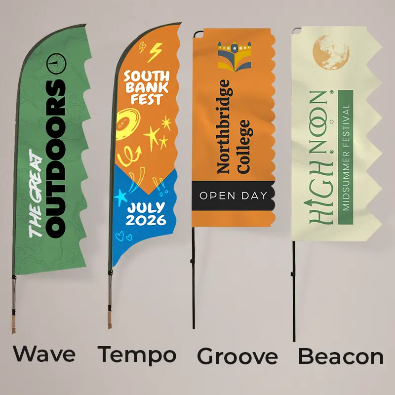 Branded Festival Flags