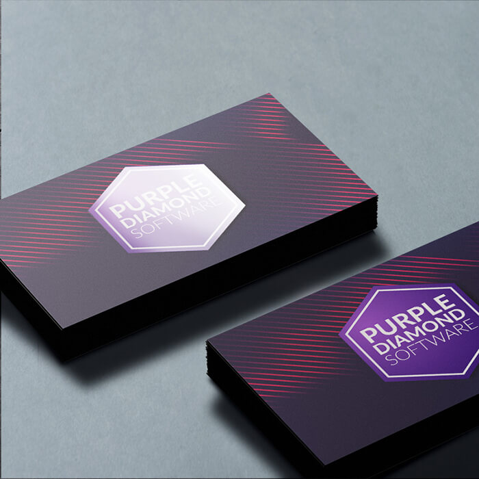 Classic Spot UV Business Cards