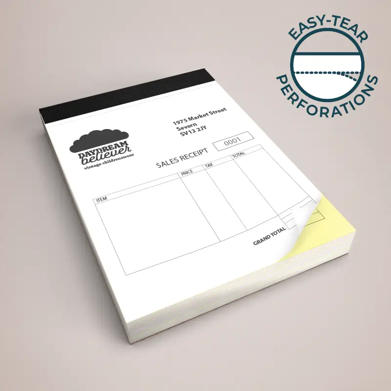 Custom NCR book