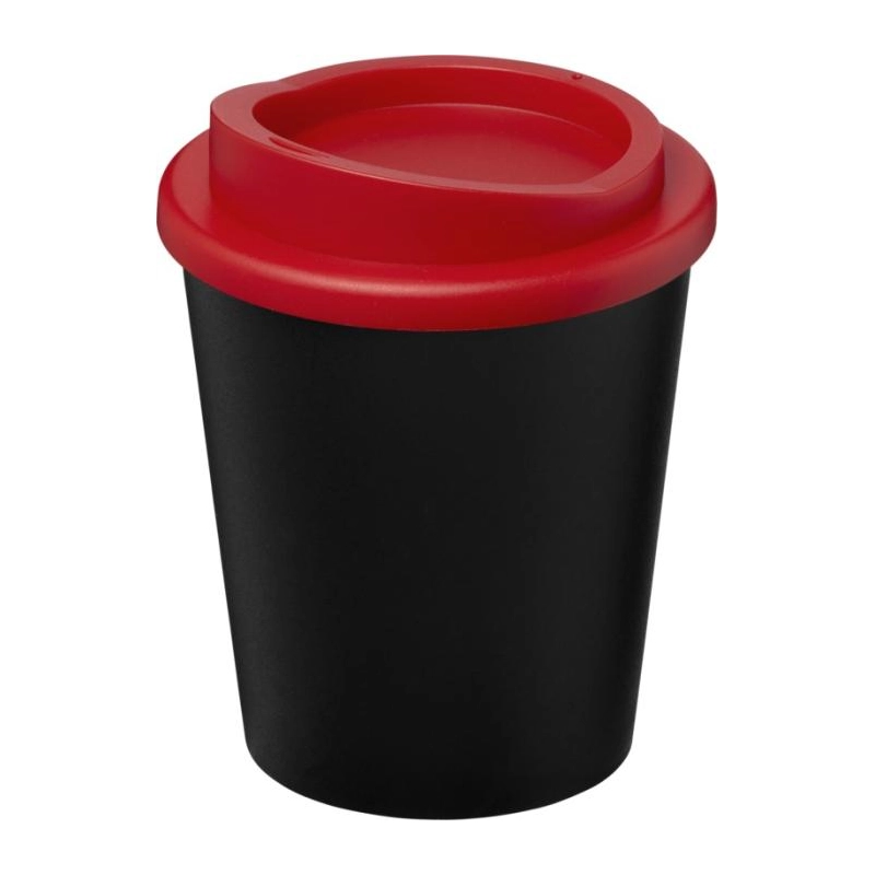 Solid Black/Red